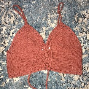American Eagle Knit Crop top- worn once!